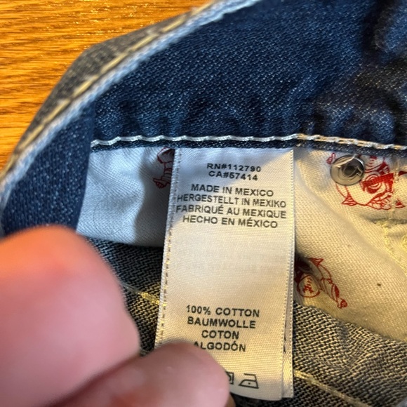 True Religion Indigo Denim with Contrast Stitching - Picture 7 of 7